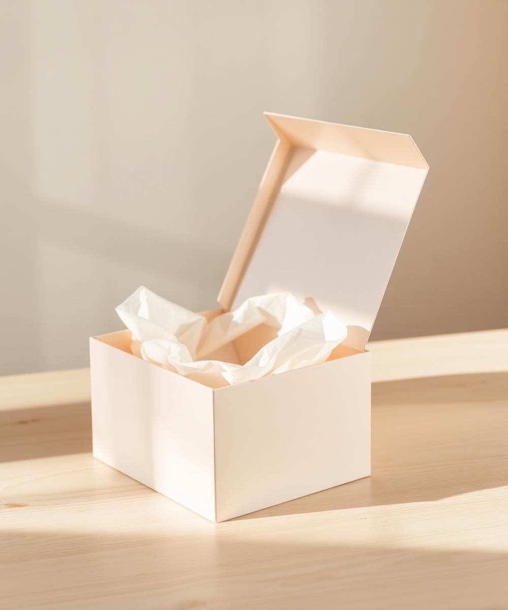 Opening the MOCHI LAB kit on a wooden table